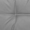 Garden Middle Sofas with Grey Cushions 2 pcs Solid Pinewood
