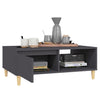 Coffee Table Grey 90x60x35 cm Chipboard