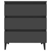Sideboard Grey 60x35x69 cm Chipboard