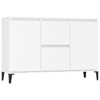 Sideboard White 104x35x70 cm Chipboard