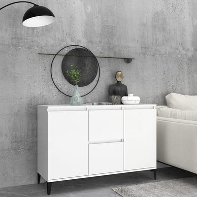 alt="Sideboard White 104x35x70 cm Chipboard""