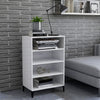 alt="Sideboard High Gloss White 57x35x90 cm Chipboard"