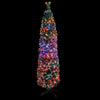 Artificial Slim Christmas Tree with Stand 120 cm Fibre Optic