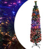 alt="Artificial Slim Christmas Tree with Stand 120 cm Fibre Optic""