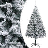 alt="Artificial Christmas Tree with Flocked Snow Green 300 cm PVC"