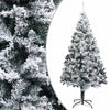 alt="Artificial Christmas Tree with Flocked Snow Green 400cm PVC"