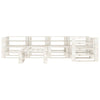 6 Piece Garden Pallet Lounge Set Wood White