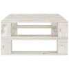 6 Piece Garden Pallet Lounge Set Wood White