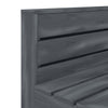 Garden 3-Seater Pallet Sofa Wood Grey