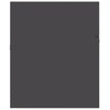 Bathroom Furniture Set Grey Chipboard