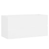 Bathroom Furniture Set White Engineered Wood