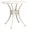 3 Piece Bistro Set Cast Aluminium White