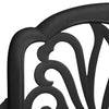 5 Piece Bistro Set Cast Aluminium Black