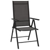 10 Piece Garden Dining Set Black and Anthracite