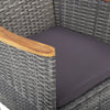 5 Piece Garden Dining Set Grey