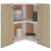 Hanging Corner Cabinet Sonoma Oak 57x57x60 cm Chipboard