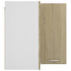 Hanging Corner Cabinet Sonoma Oak 57x57x60 cm Chipboard