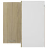 Hanging Corner Cabinet Sonoma Oak 57x57x60 cm Chipboard