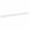 Wall Shelves 2 pcs High Gloss White 80x9x3 cm