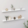 alt="Wall Shelves 2 pcs White 100x9x3 cm"
