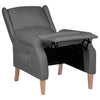 Reclining Chair Light Grey Fabric