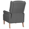 Reclining Chair Light Grey Fabric
