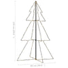 Christmas Cone Tree 200 LEDs Indoor and Outdoor 98x150 cm