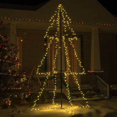 alt="Christmas Cone Tree 300 LEDs Indoor and Outdoor 120x220 cm"