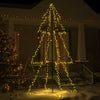 alt="Christmas Cone Tree 300 LEDs Indoor and Outdoor 120x220 cm"