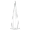 Christmas Cone Tree 330 Warm White LEDs Decoration 100x300 cm