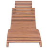 Folding Sun Loungers 2 pcs Solid Teak Wood
