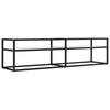 TV Cabinet White Marble 160x40x40.5 cm Tempered Glass
