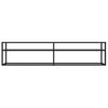 TV Cabinet Black 180x40x40.5 cm Tempered Glass