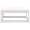 3 Piece Garden Lounge Set White Solid Pinewood