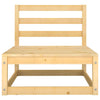 13 Piece Garden Lounge Set Solid Pinewood