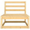 5 Piece Garden Lounge Set Solid Pinewood