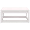 5 Piece Garden Lounge Set White Solid Pinewood