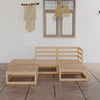 alt="5 Piece Garden Lounge Set Solid Pinewood"