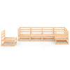 6 Piece Garden Lounge Set Solid Pinewood