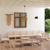 alt="vidaXL11 Piece Garden Lounge Set Solid Pinewood"
