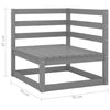 6 Piece Garden Lounge Set Solid Pinewood