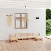 alt="7 Piece Garden Lounge Set Solid Pinewood"