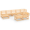 9 Piece Garden Lounge Set Solid Pinewood