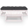 3 Piece Garden Lounge Set with Cushions Solid Pinewood