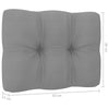 3-Seater Sofa with Cushions Solid Pinewood