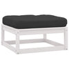 3 Piece Garden Lounge Set with Cushions Solid Pinewood