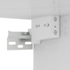 Wall-Mounted TV Cabinet High Gloss White 102x35x35 cm Chipboard