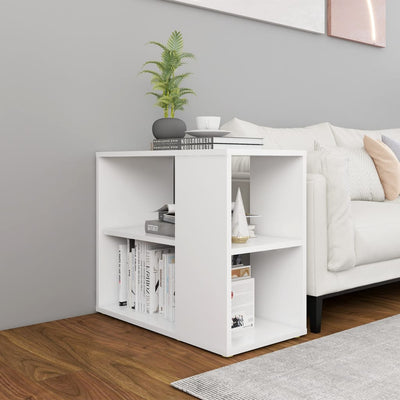 alt="Side Cabinet White 60x30x50 cm Chipboard"
