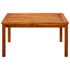 Garden Coffee Table 85x85x45 cm Solid Acacia Wood