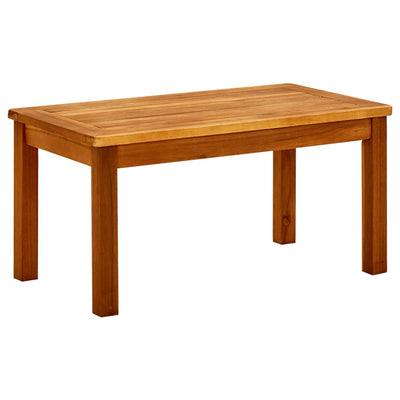 alt="Garden Coffee Table 70x40x36 cm Solid Acacia Wood"
